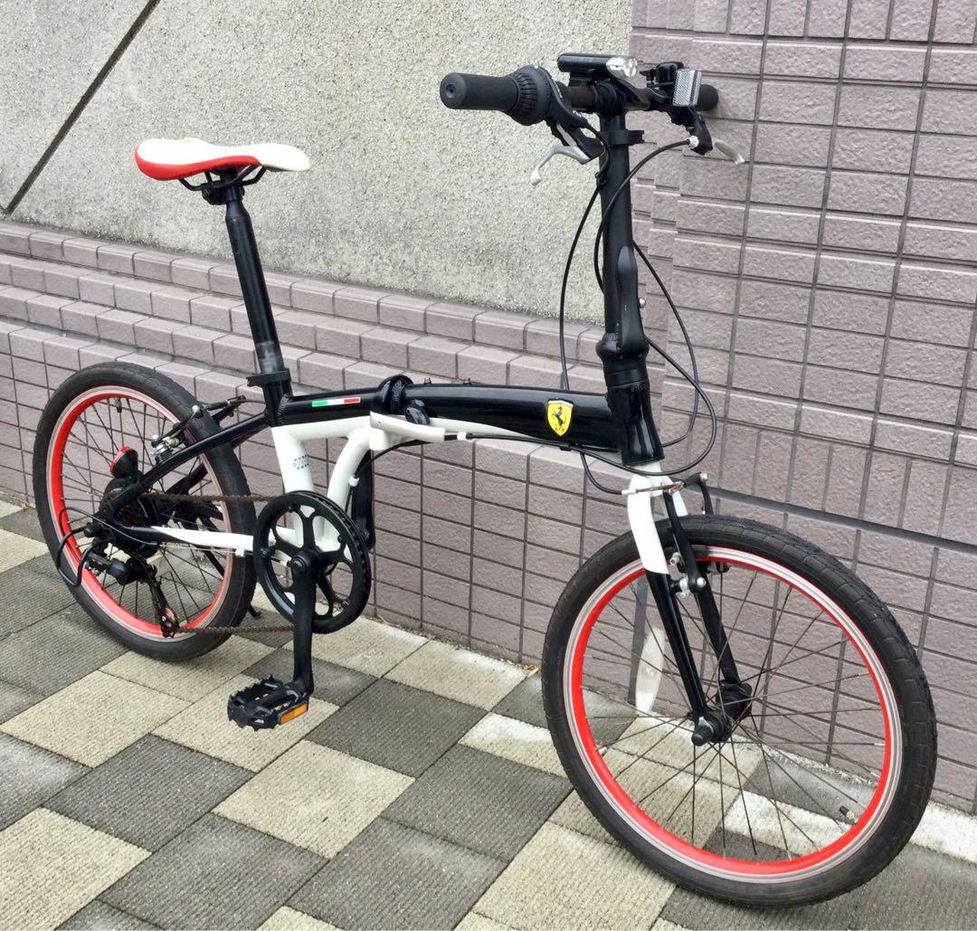 FERRARI フェラーリ　折り畳み自転車　７段変速　東京