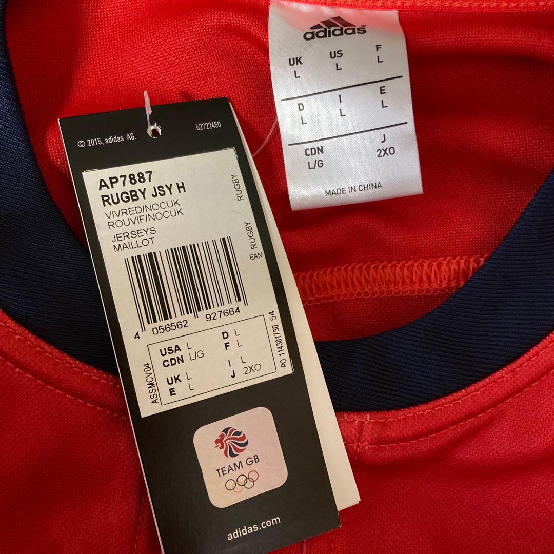 タグ付 未使用 ラグビー 英国 リオ オリンピック ジャージ TEAM GB