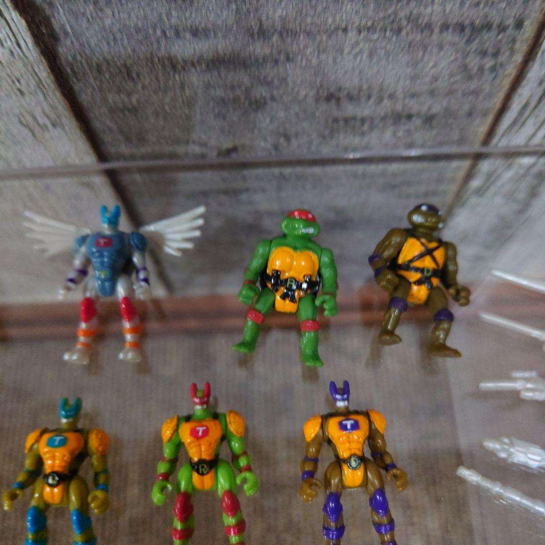 当時物 激レア ミュータントタートルズ ミニタートルズセット1 フィギュア