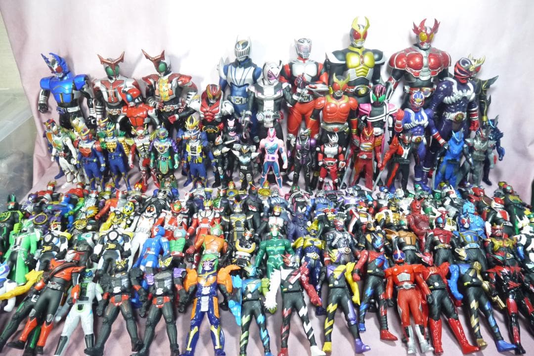 ライダーヒーローシリーズ　ビッグサイズソフビフィギュア　125体セット