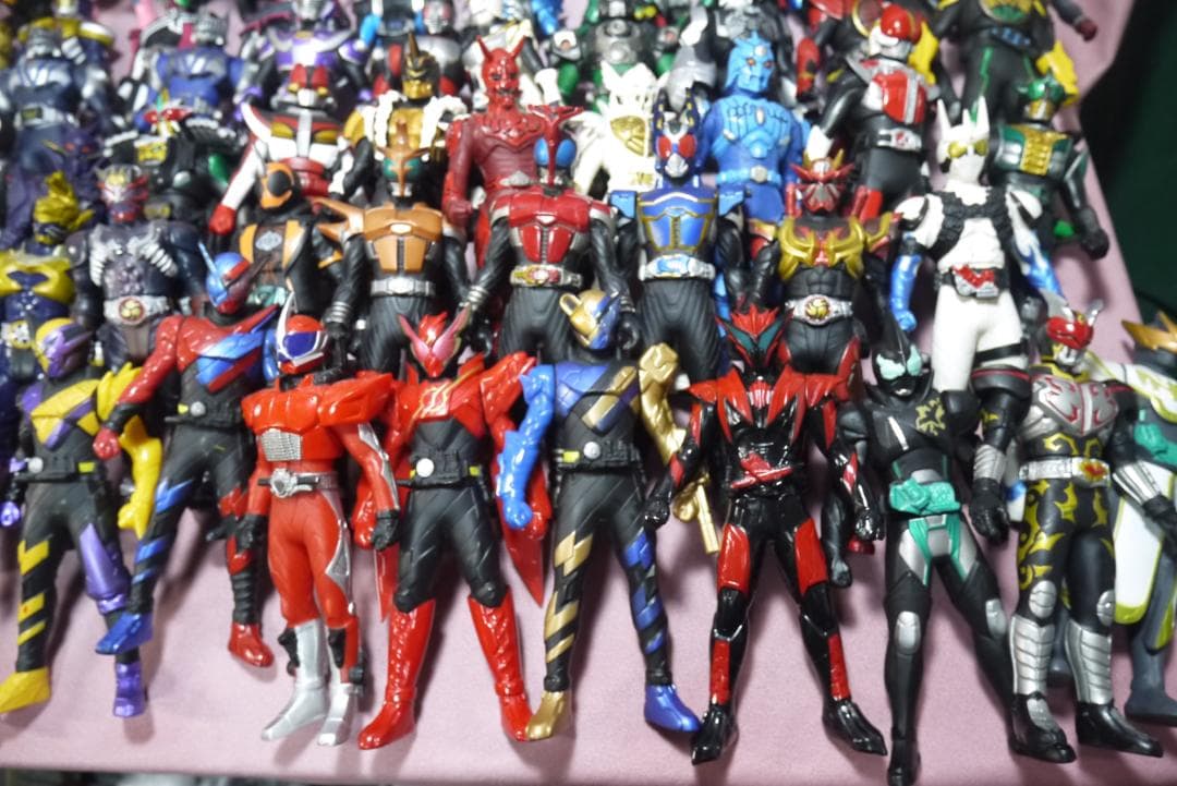 ライダーヒーローシリーズ　ビッグサイズソフビフィギュア　125体セット