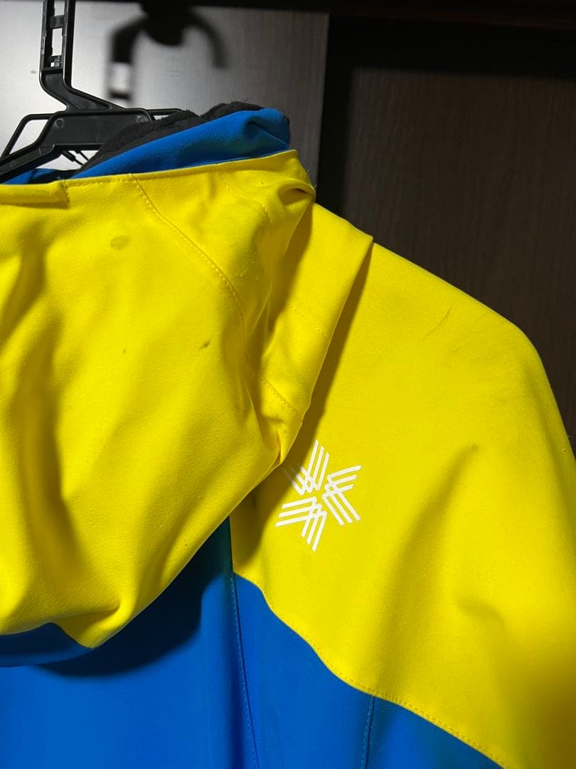 goldwin スキーウェア 青/黄