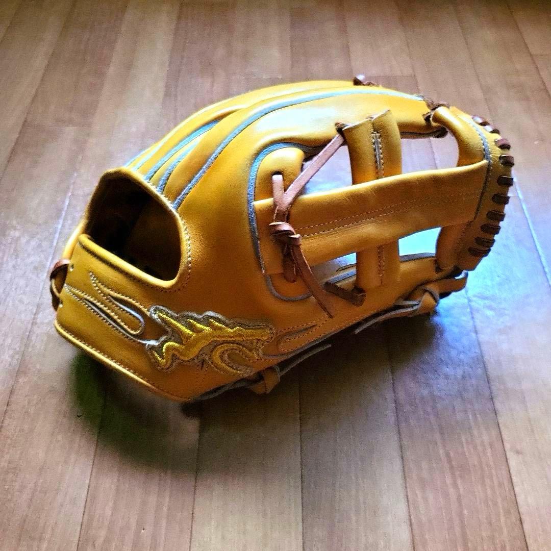 RYU 硬式グラブ KIC／遊撃〜三塁対応｜美品に近い