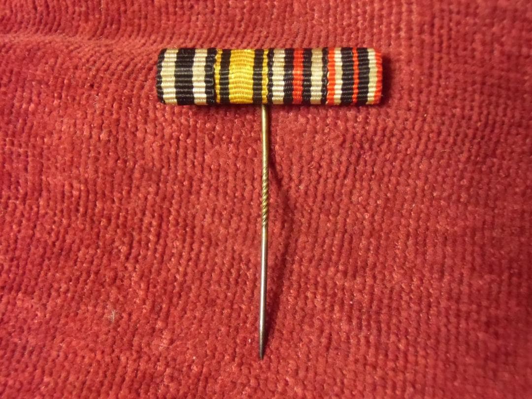 ⊞ドイツ軍/ヴュルテンベルク王国＊４連略綬ピン（実物）