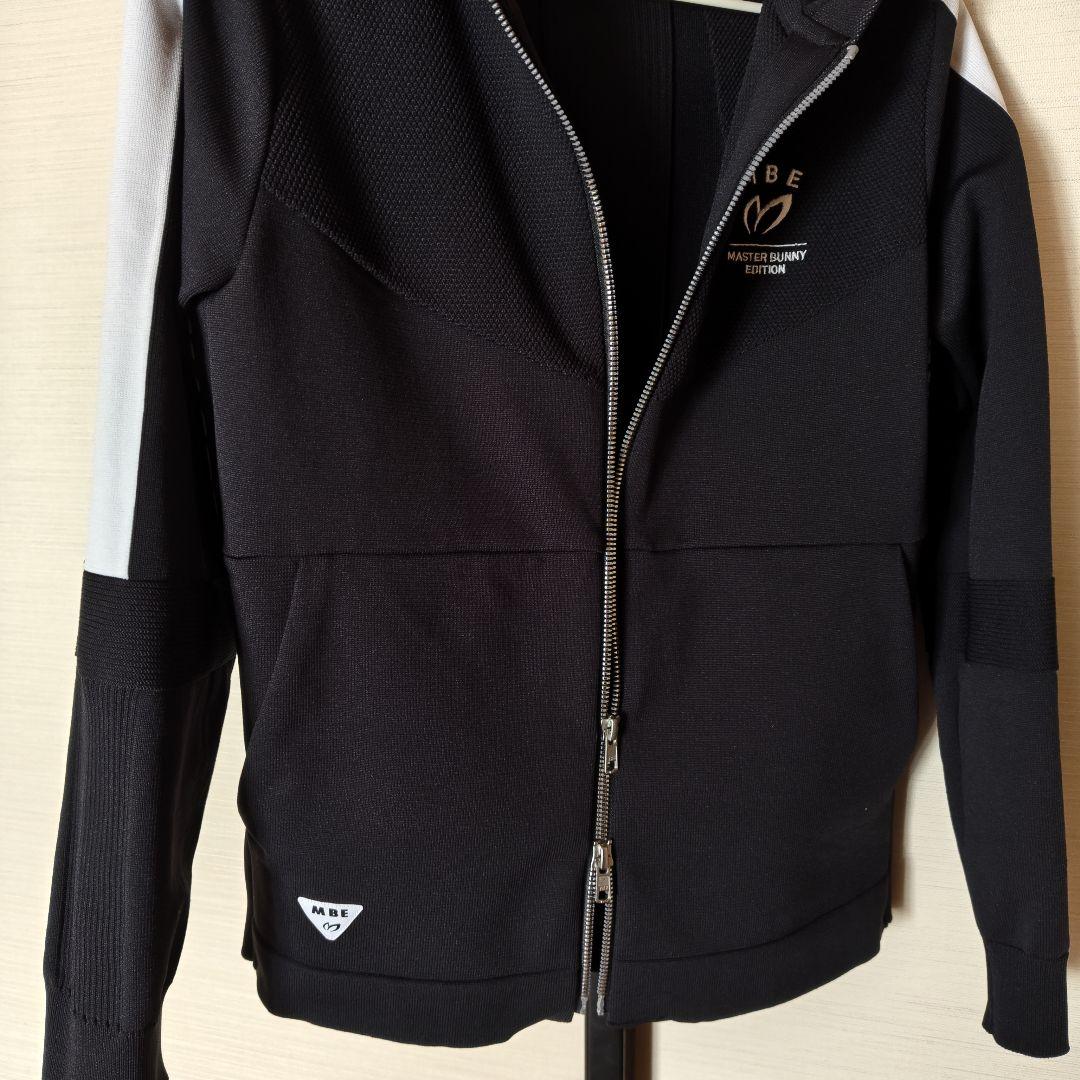 マスターバニー レディース フルジップ フーディ ジャケット ブルゾン 黒 S