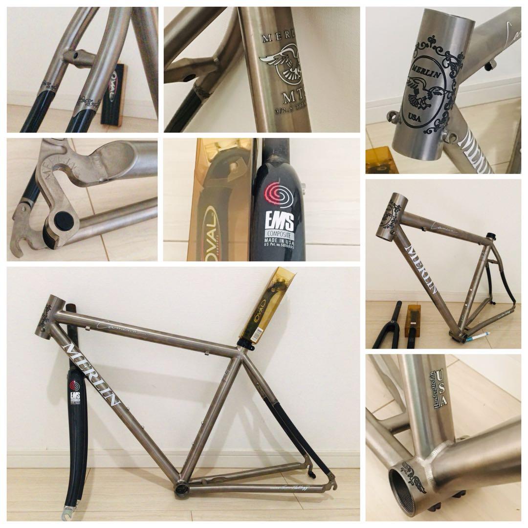 USA MERLIN Camena チタン ロード フレームセット XS 未使用
