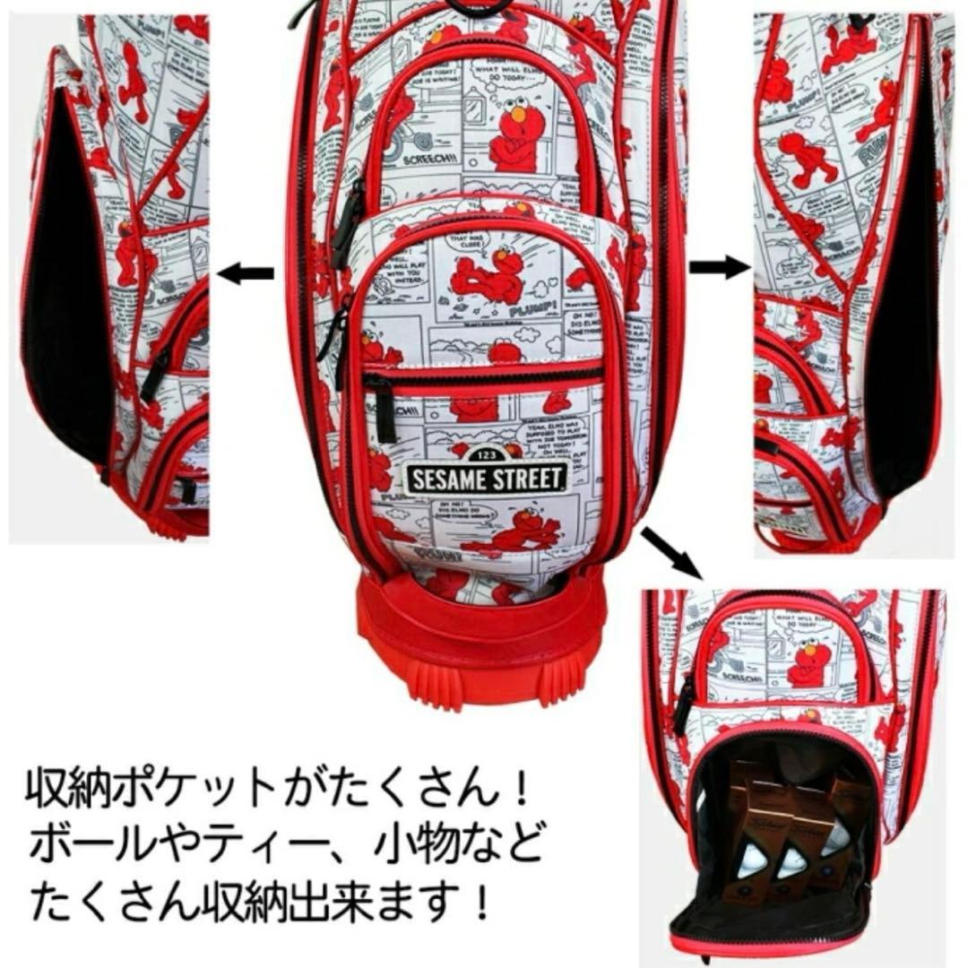 SESAME STREETセサミストリート エルモ スタンドバッグキャディバッグ