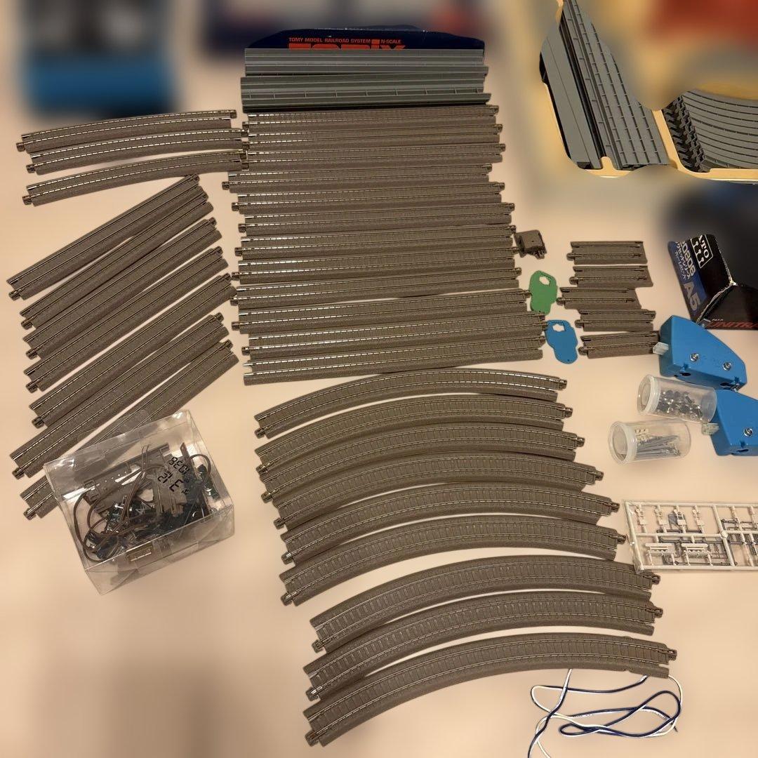 KATO レール、陸橋、電動ポイント、パワーパック、レアパーツの大量セット