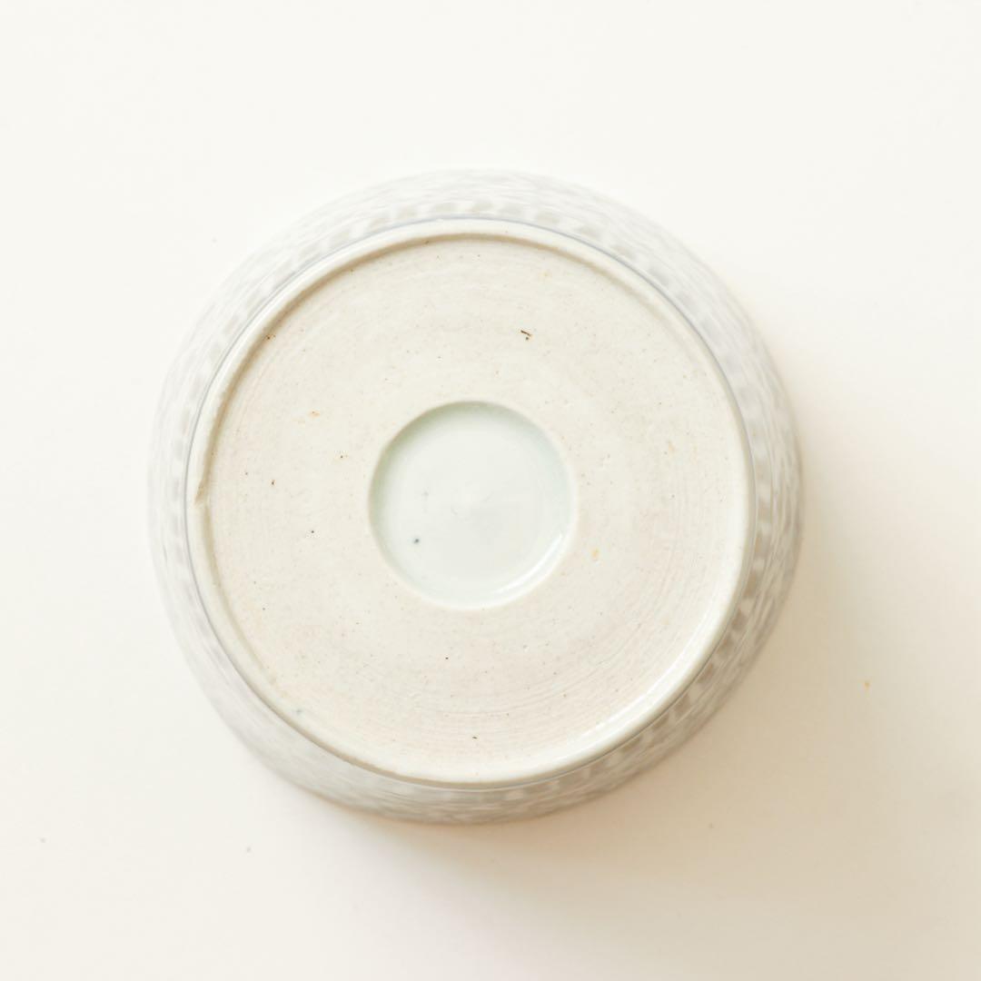 伊万里　古伊万里　江戸　後期　蕎麦猪口　萩唐草　蛇の目　高台