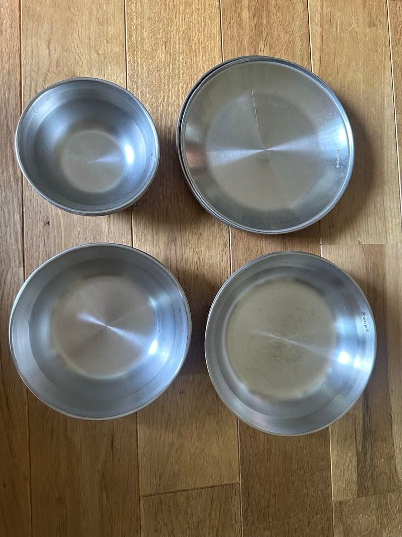 【美品】 peak ステンレス皿セット　おまけ付きお得セット