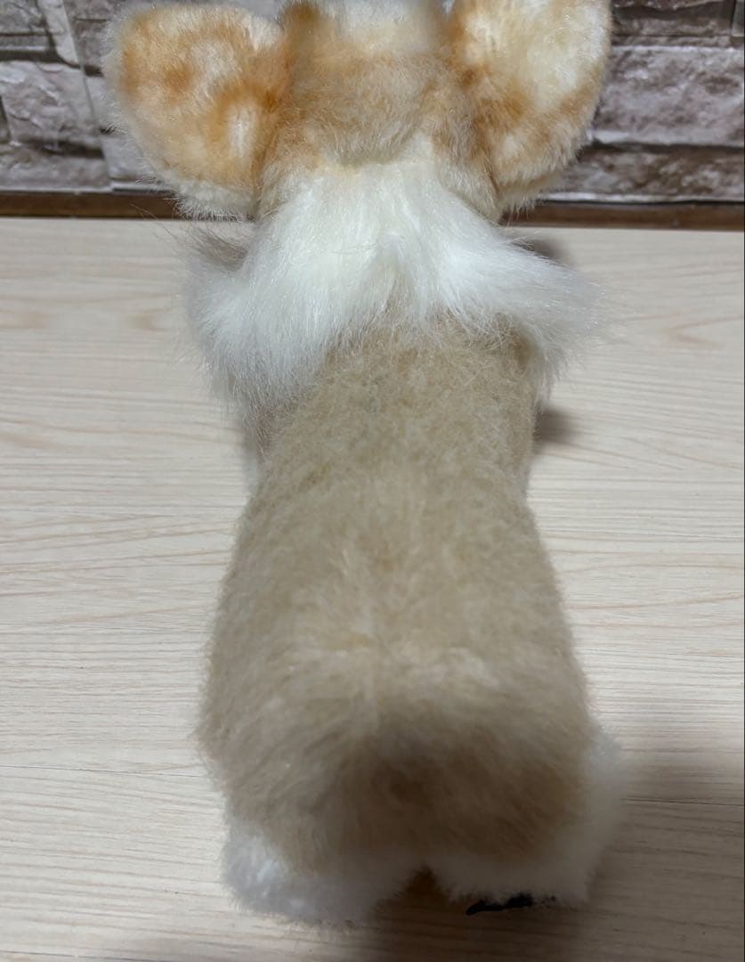 sanei 三英　犬　コーギー　ぬいぐるみ 昭和レトロ　グレースフル