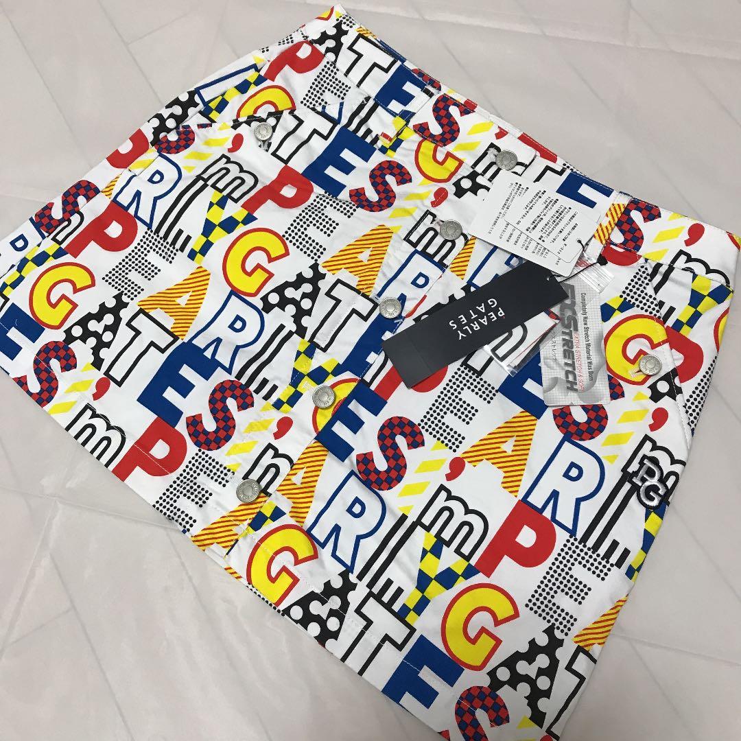 サイズ2☆パーリーゲイツ☆ I’m PEARLY GATESロゴ スカート☆新品