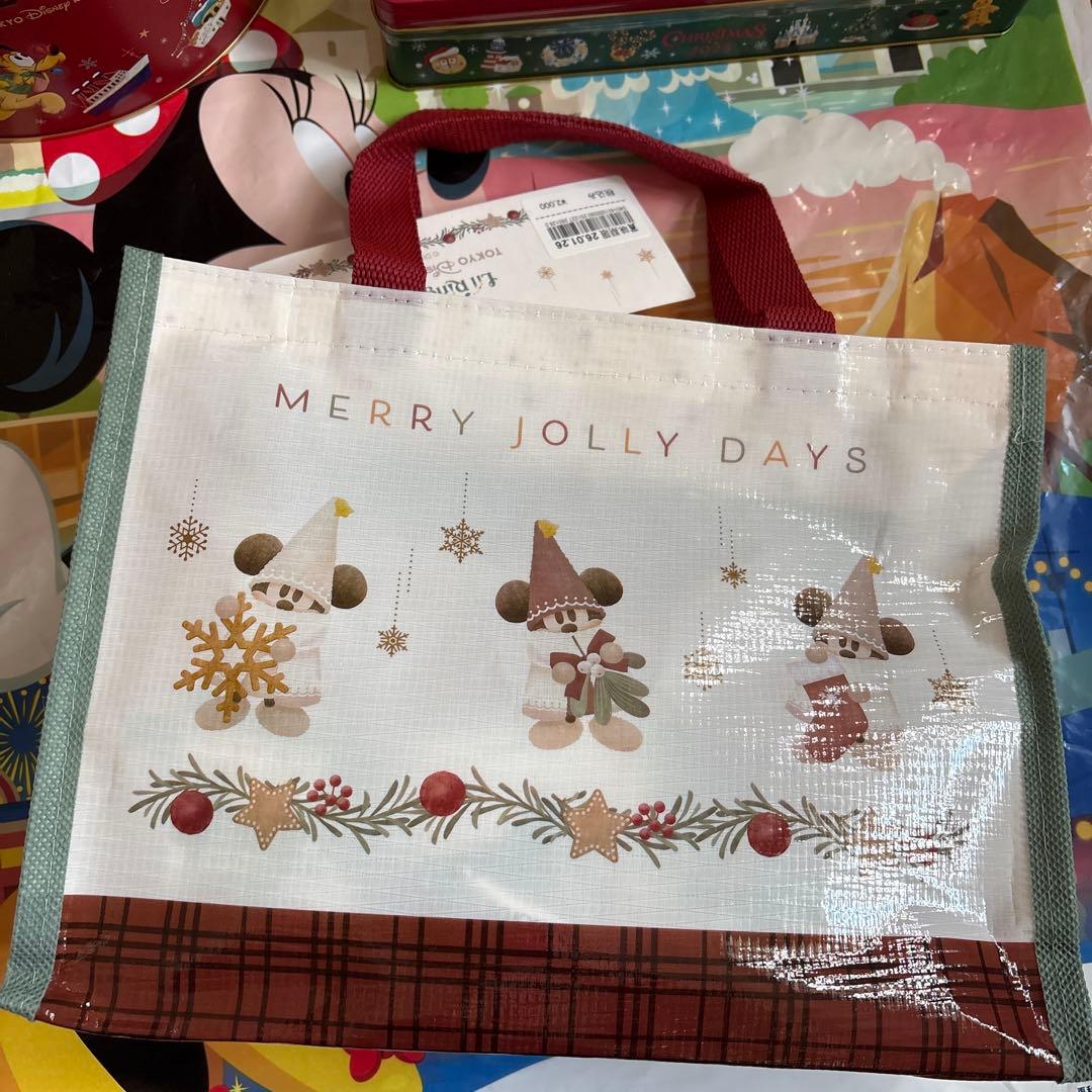 【新品未開封】リルリンリン　ディズニーリゾート　クリスマス　お菓子缶