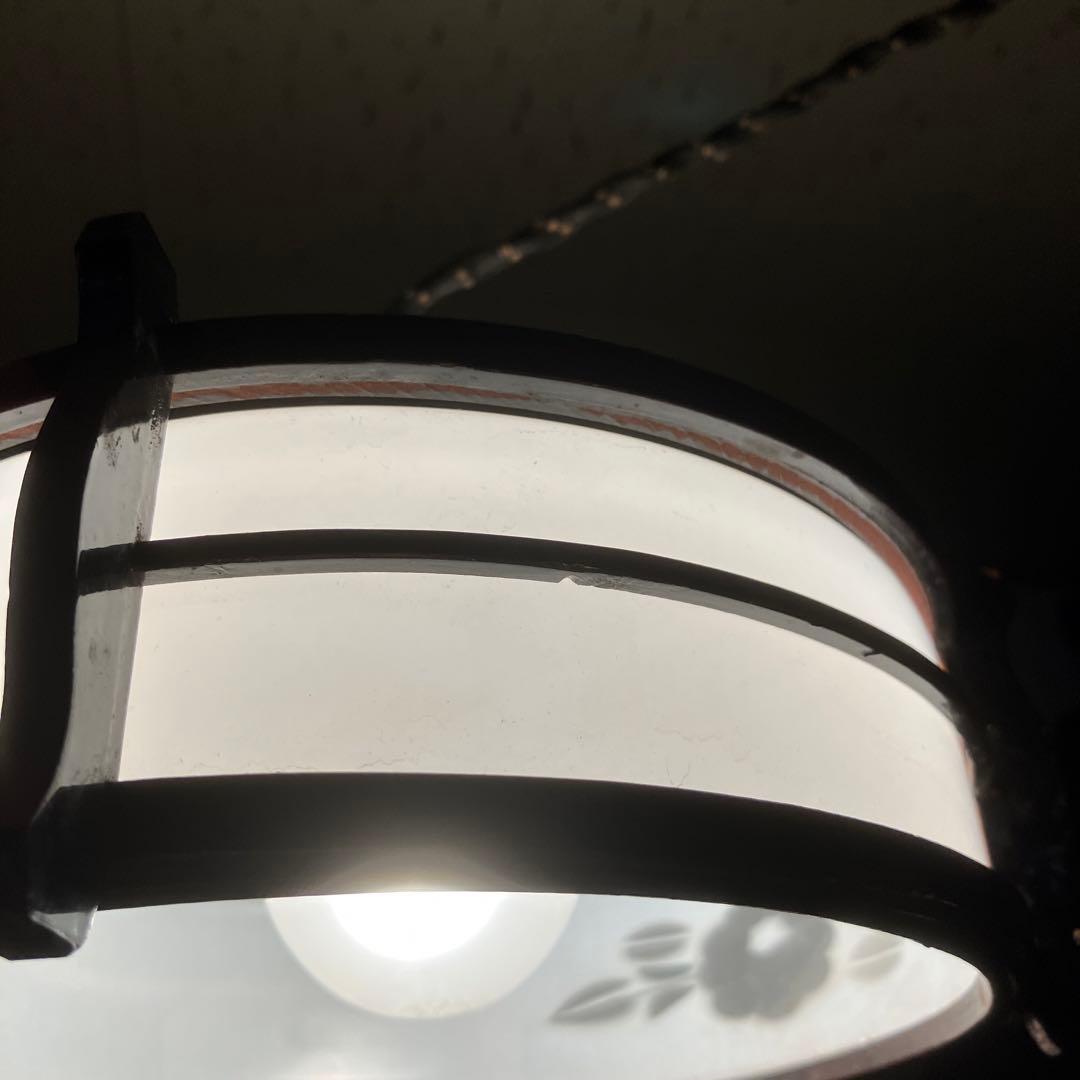 古道具　昔　ランプ　天井照明　和風ランプ