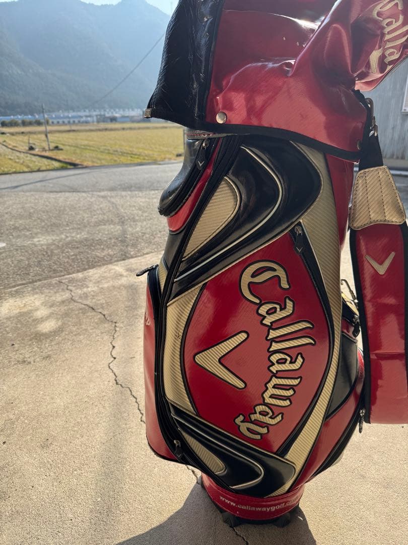 Callaway キャディバッグ レッド ブラック