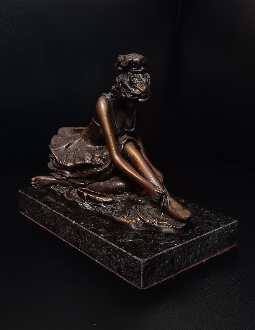 G.Visentin イタリア製 ブロンズ像 バレリーナ 彫刻 ヴィンテージ