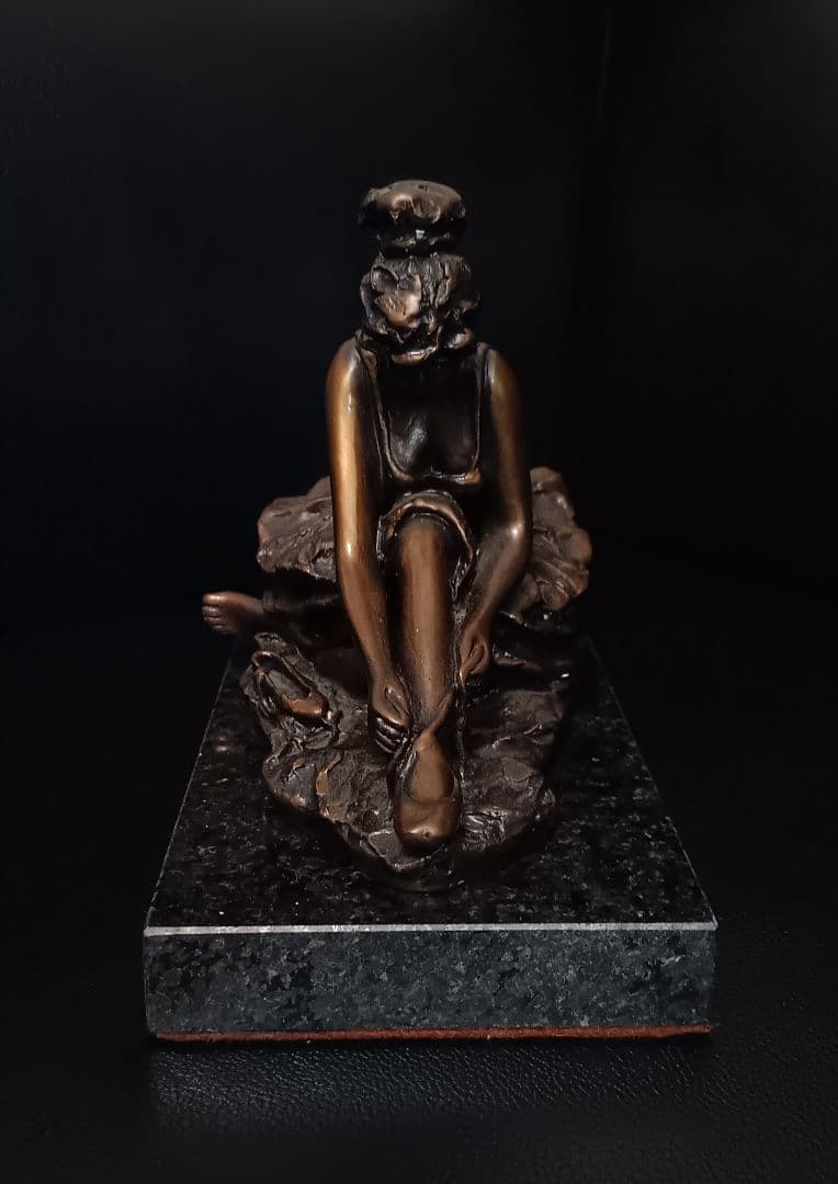 G.Visentin イタリア製 ブロンズ像 バレリーナ 彫刻 ヴィンテージ