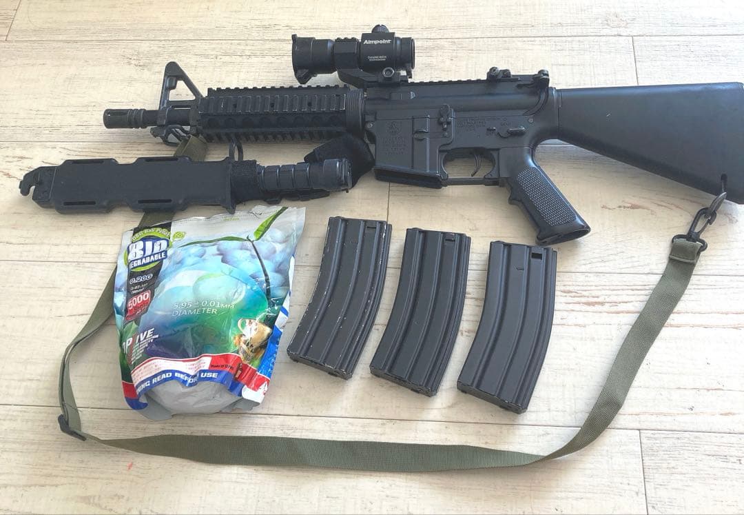 東京マルイ M4 CRW ハイサイクル 電動ガン 7点セット