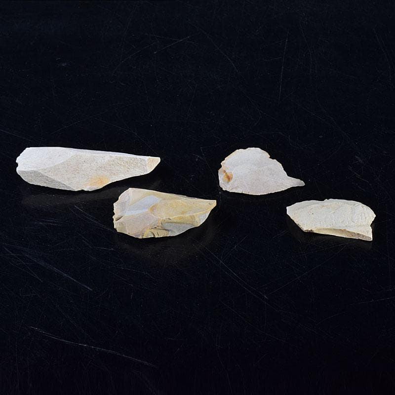 秋田県横手市出土　旧石器時代　陶片　土器　4点　C　R8566