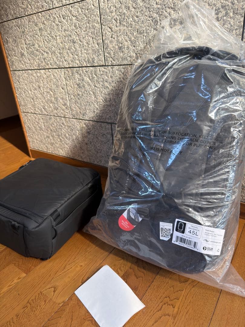 【新品未使用品】ピークデザイン トラベルバックパック45L ➕カメラキューブm