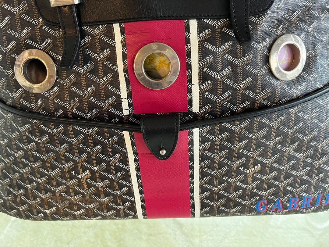 大人気GOYARDレア　廃番　マーカージュ最大入り　大変お得❣️ ペットキャリー