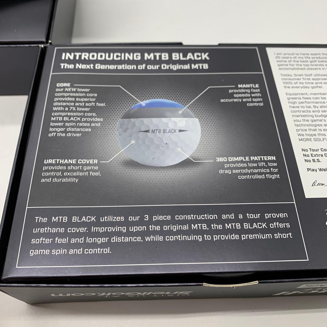 SNELL GOLF MTB BLACK MTB RED ゴルフボール