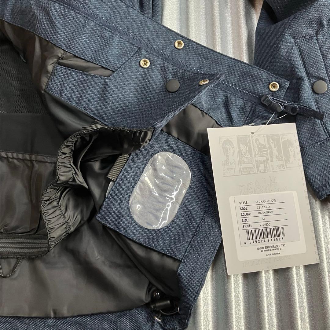 未使用　AA HARD　WEAR　スノボウェア　上着　メンズ　M　紺　デニム