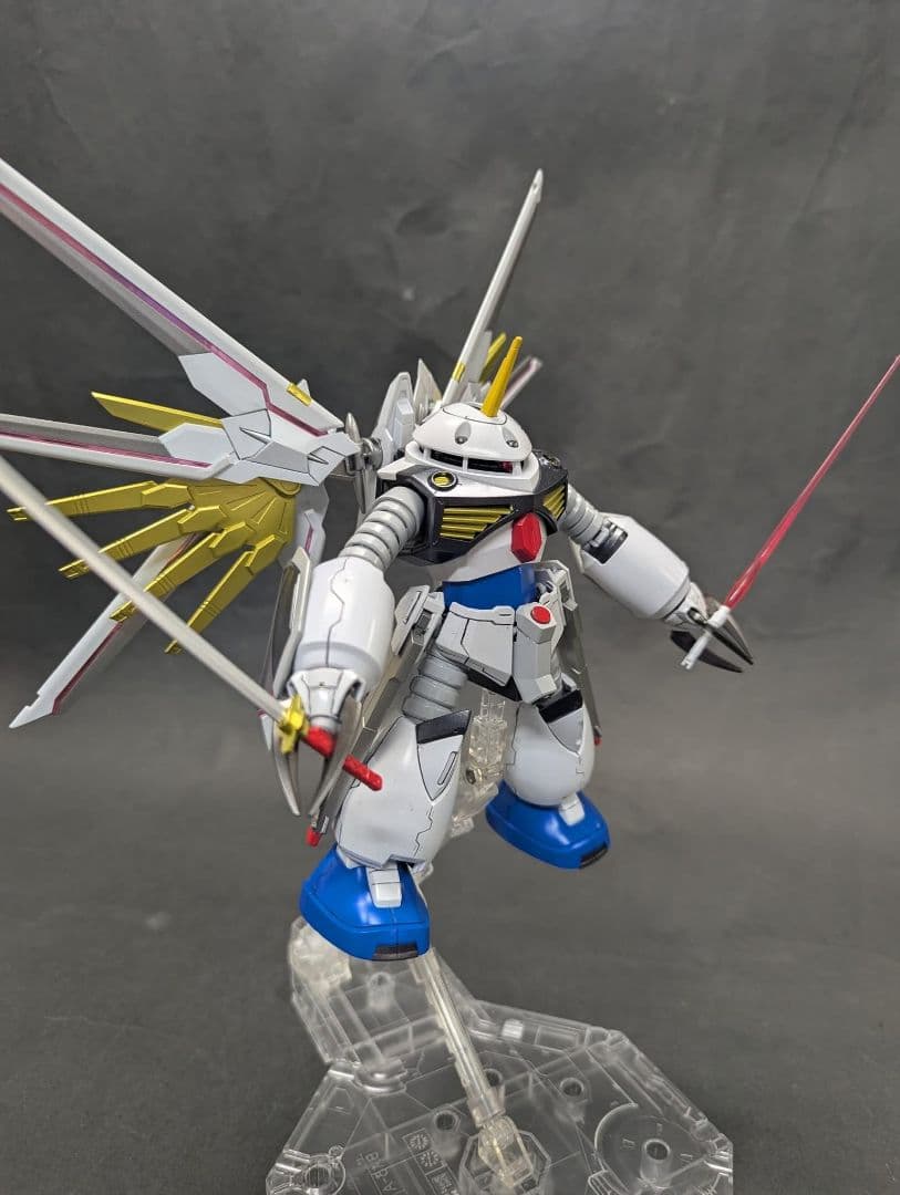 HGズゴック キャリアバーアイフリット、マイティーストライクフリーダム付き