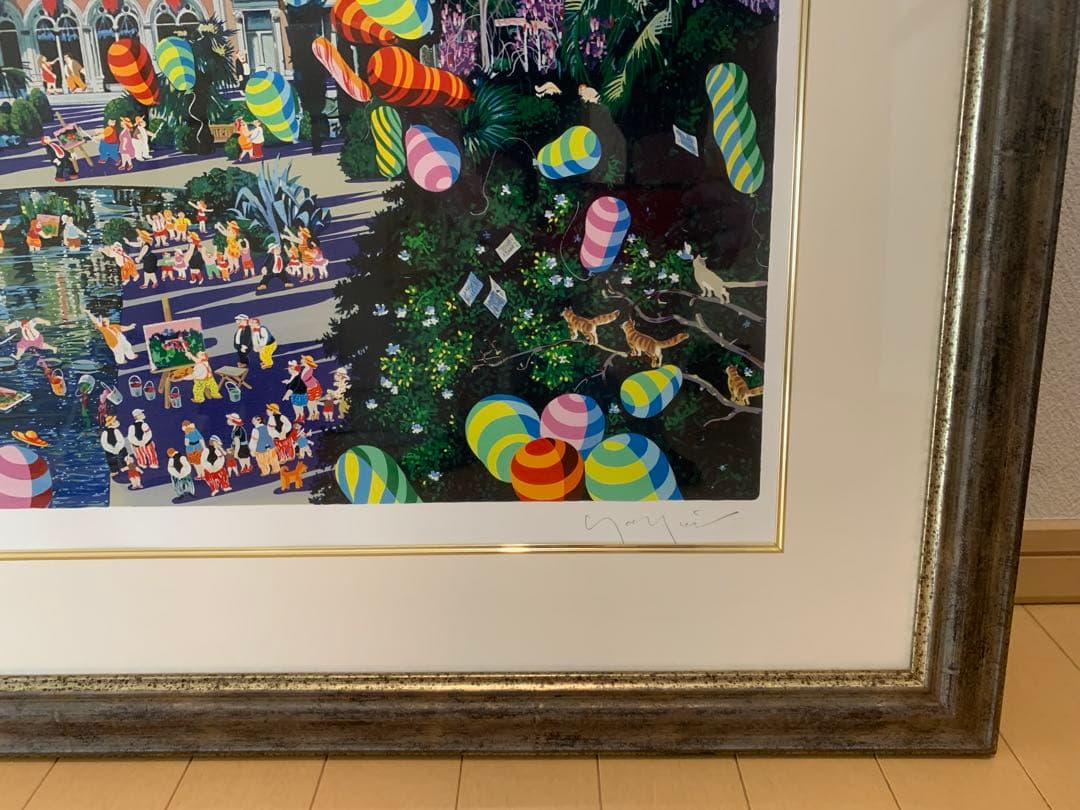 ヒロヤマガタ 絵画 「サントロペの絵画教室」