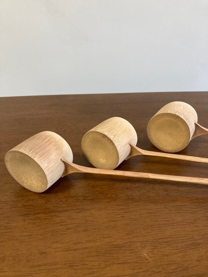 茶道具　柄杓9本　蓋置2個　竹製　セット