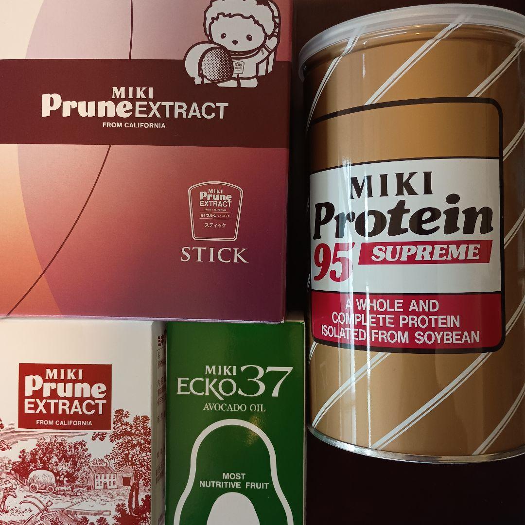 Miki プルーンエキス・プロテイン・アボカドオイルセット