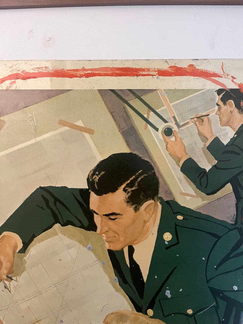 ヴィンテージ アメリカ US ARMY 看板　アンティーク 雑貨 レア