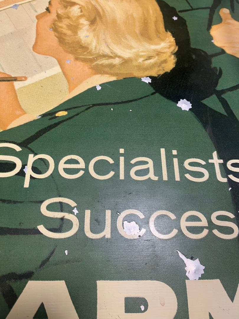 ヴィンテージ アメリカ US ARMY 看板　アンティーク 雑貨 レア