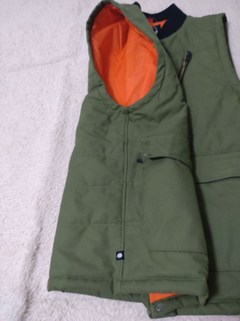 686 スノーボードウェア 上下　ビブパンツ　おまけベスト