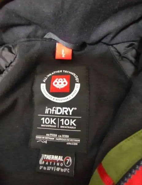 686 スノーボードウェア 上下　ビブパンツ　おまけベスト