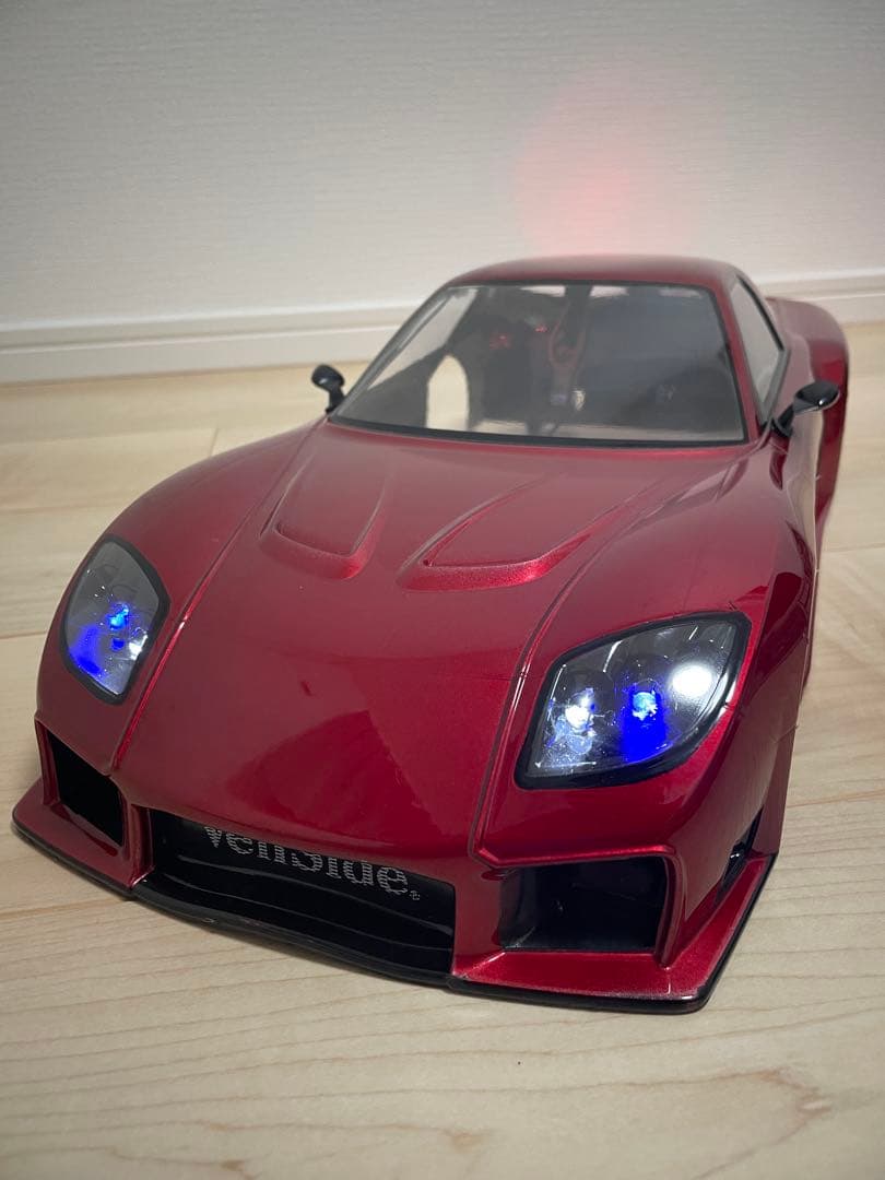 ラジコン ボディ ヴェイルサイド RX-7 FD レッド VeilSide