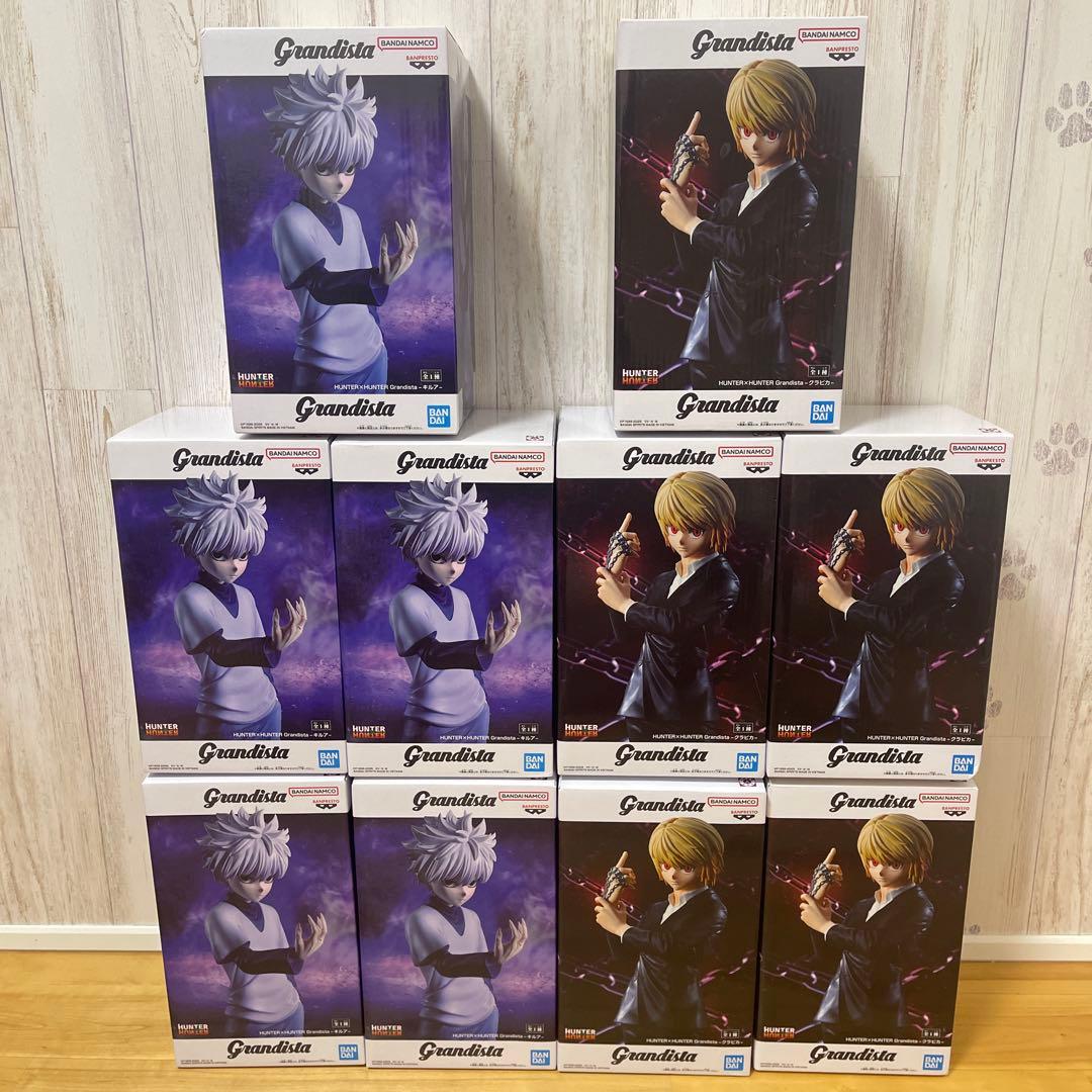 HUNTER×HUNTERキルア、クラピカフィギュア 10体セット