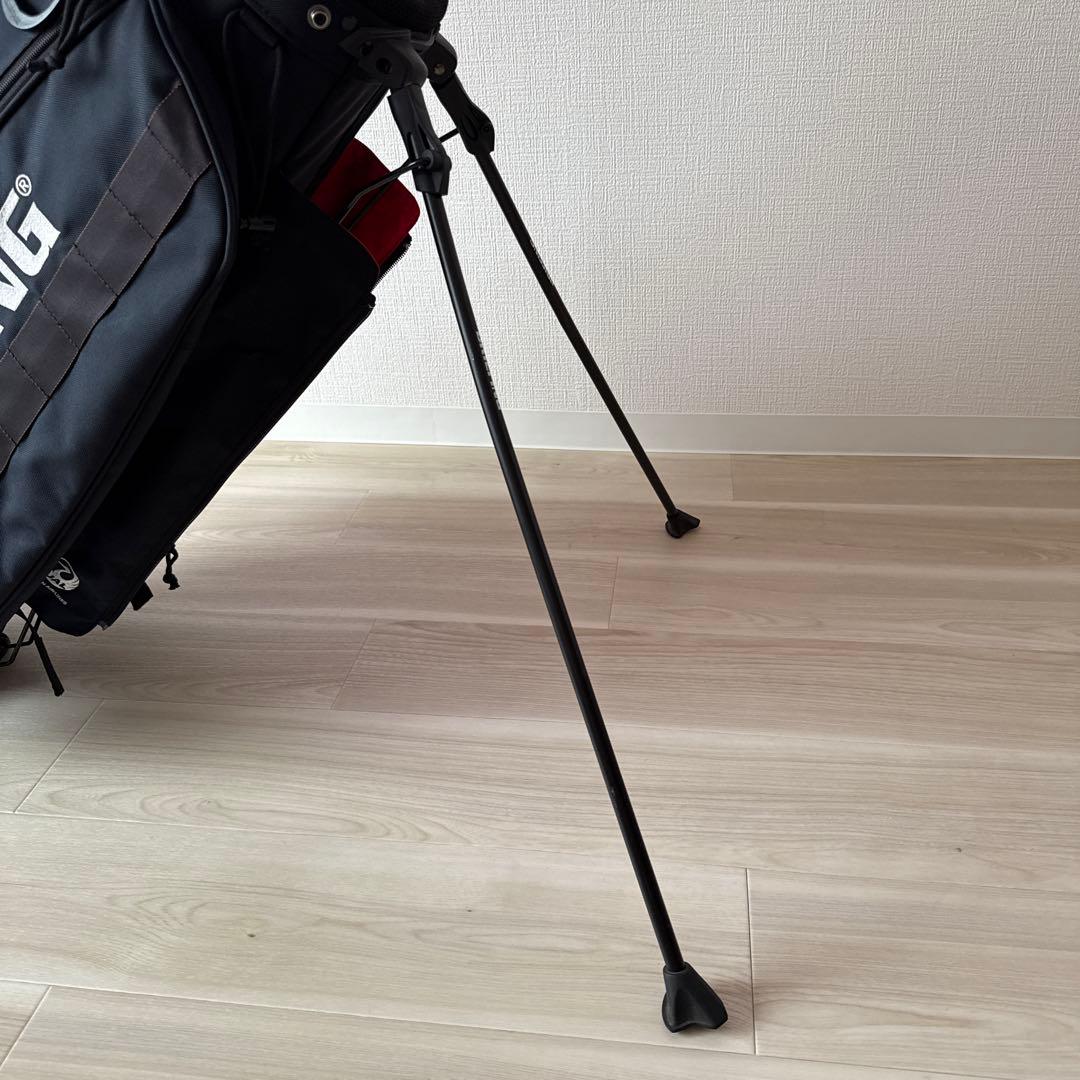 【限定コラボ】JALファーストクラス　ブリーフィング　キャディバッグ　黒