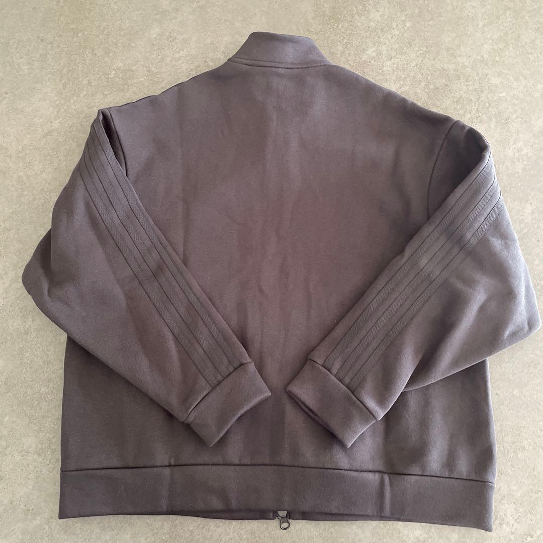 アディダスゴルフ　スウェットセットアップ　ジャケット&スカートスリーストライプス