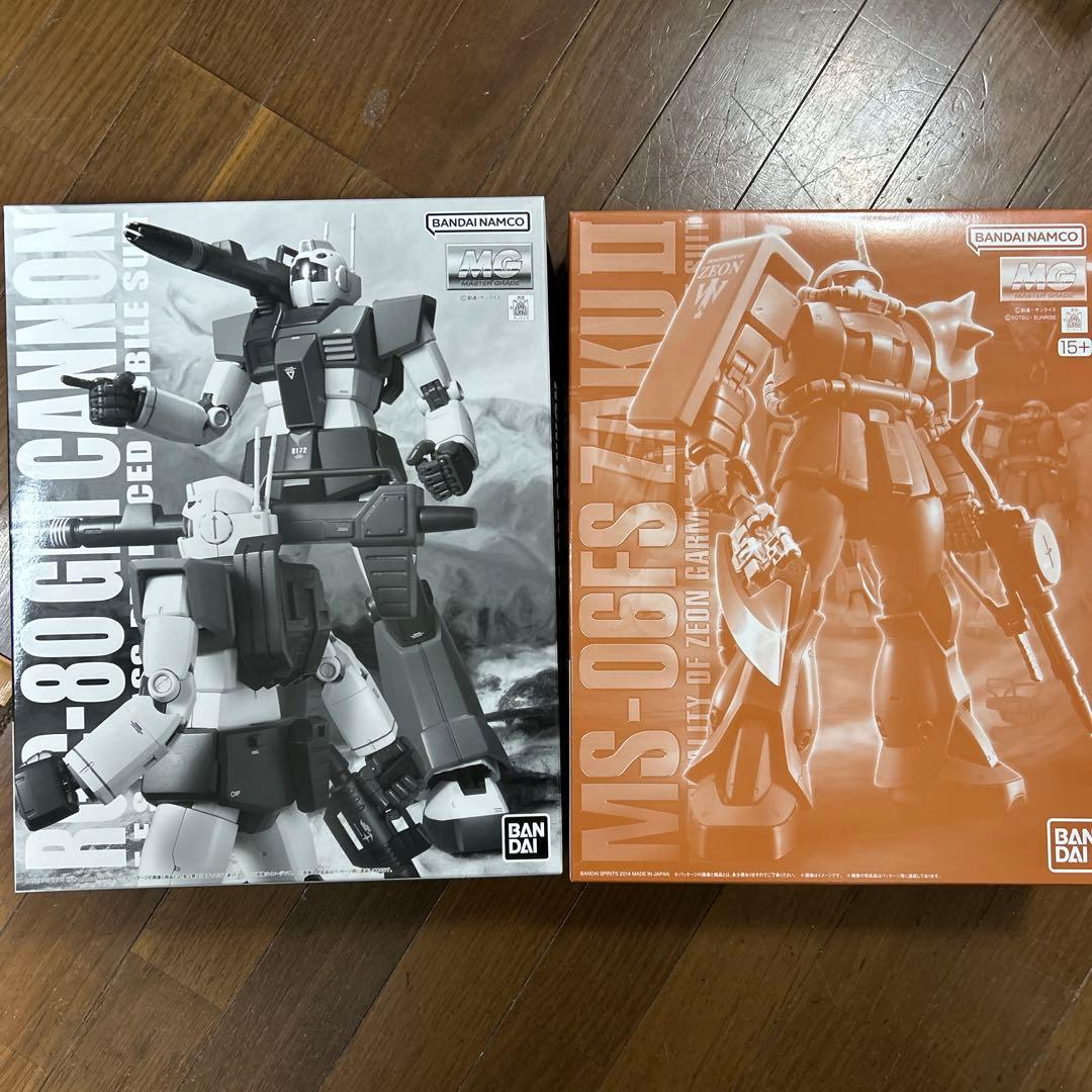 MG 1/100 ジムキャノン&ガルマ ザクⅡセット