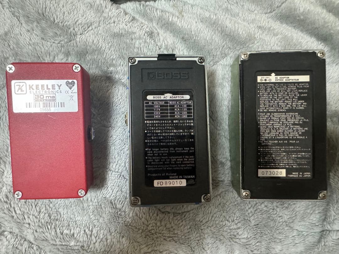 ギター エフェクター まとめ売り ヴィンテージVOX BOSS NUX ワウ