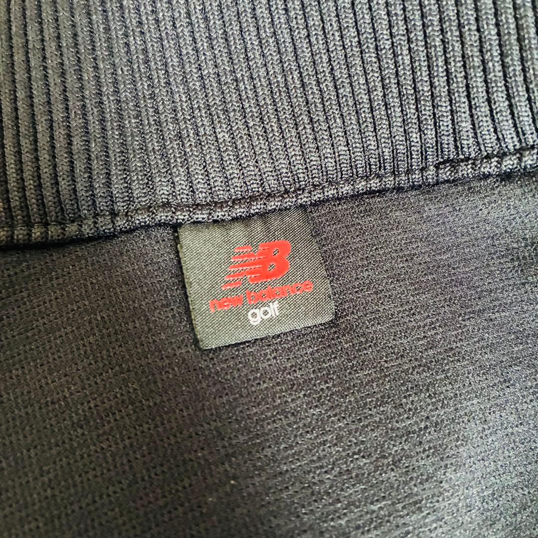 NEWBALANCE ニューバランスゴルフ　ストレッチパンツ　黒　NBロゴ