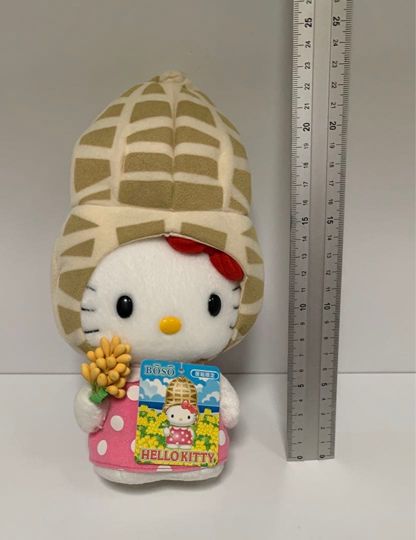 ご当地キティ　ぬいぐるみ　房総落花生M