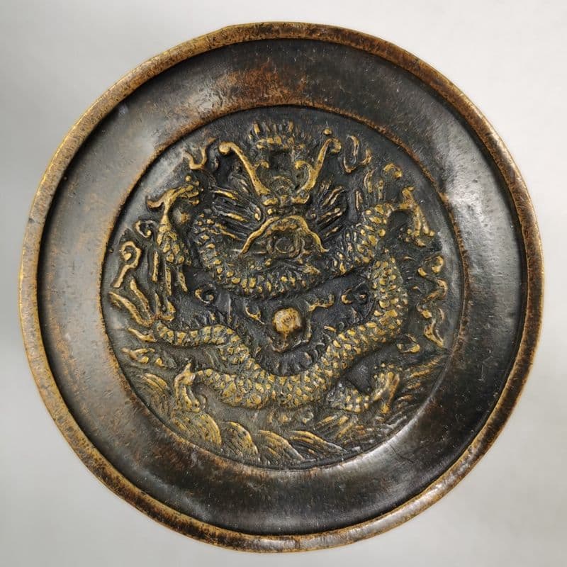 双龍戯珠塔香炉 香道具 仏具 工芸品 美術品 置物