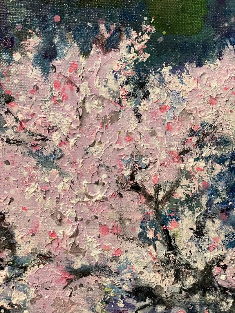 「真作」作者不明　風景画　油彩画　額装　サイン有り　F6号