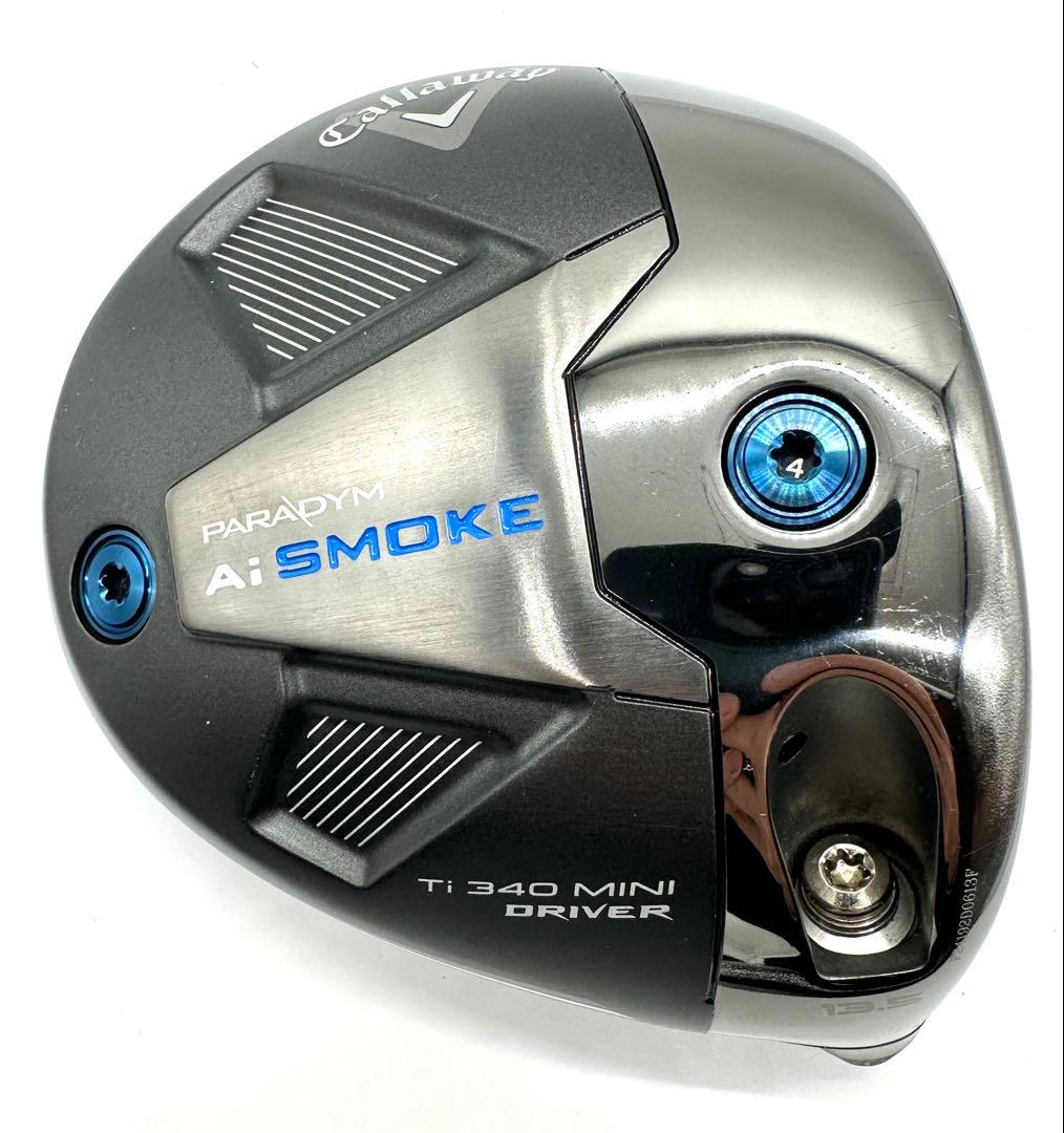 新古品｜キャロウェイ｜パラダイムAiスモークTi340ミニドライバー13.5度