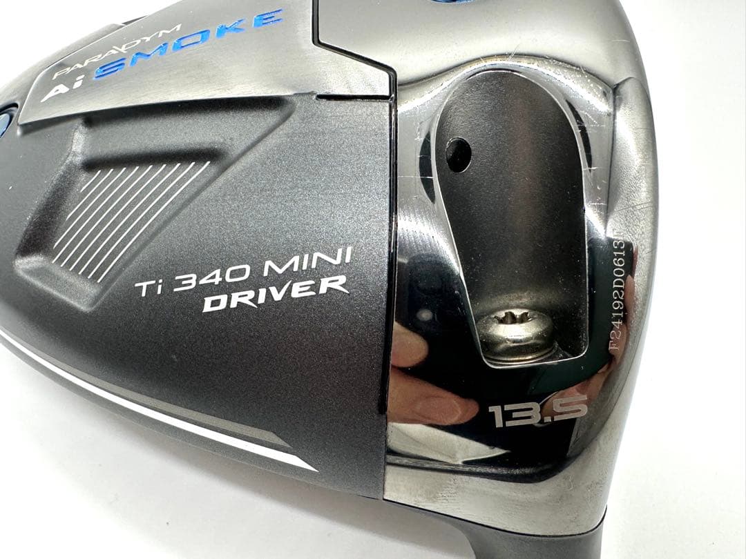 新古品｜キャロウェイ｜パラダイムAiスモークTi340ミニドライバー13.5度