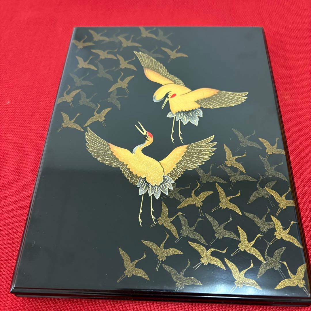 藤子不二雄A 直筆 サイン 電報 漆 蒔絵 小箱