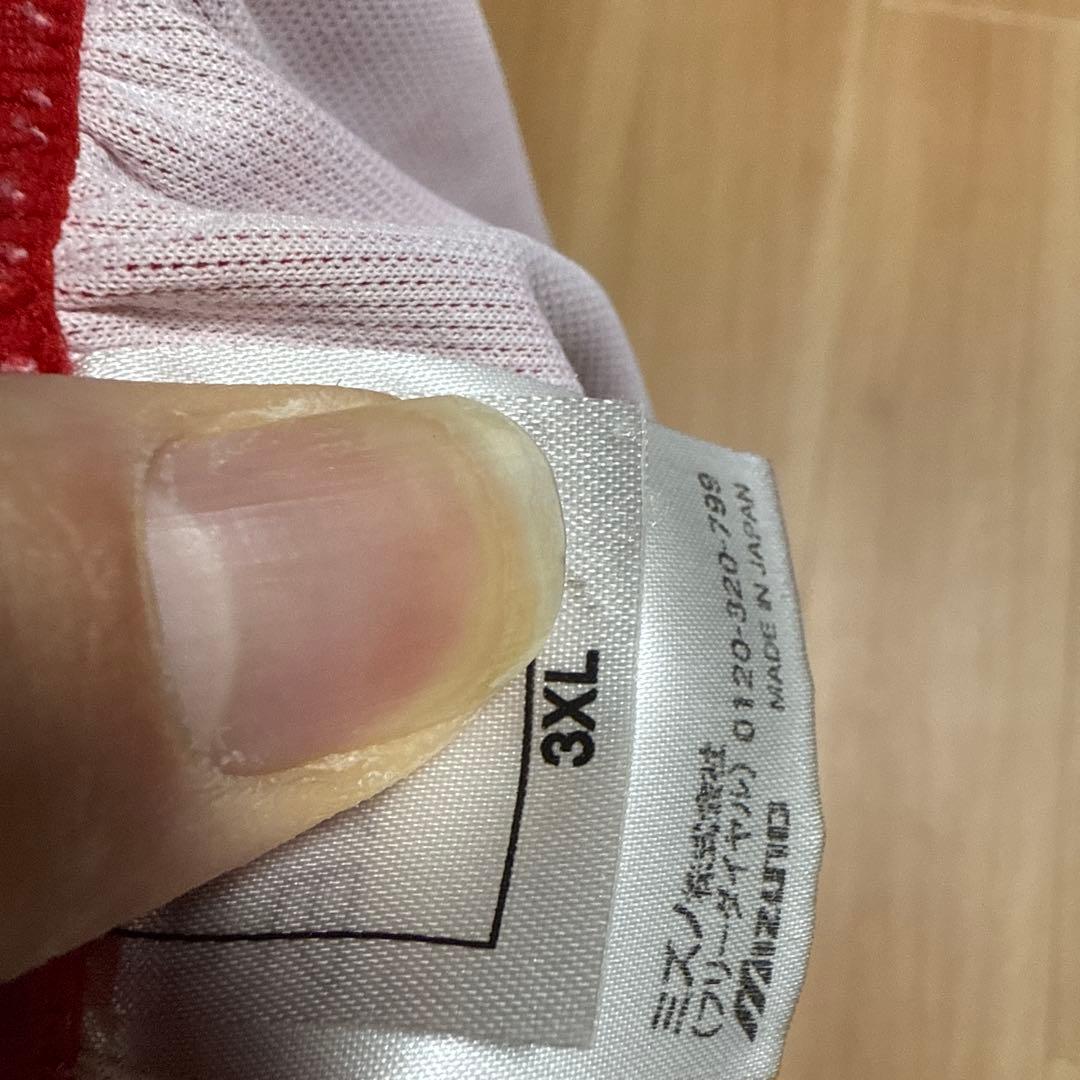 日本大学バレーボールパンツ3XL レッド