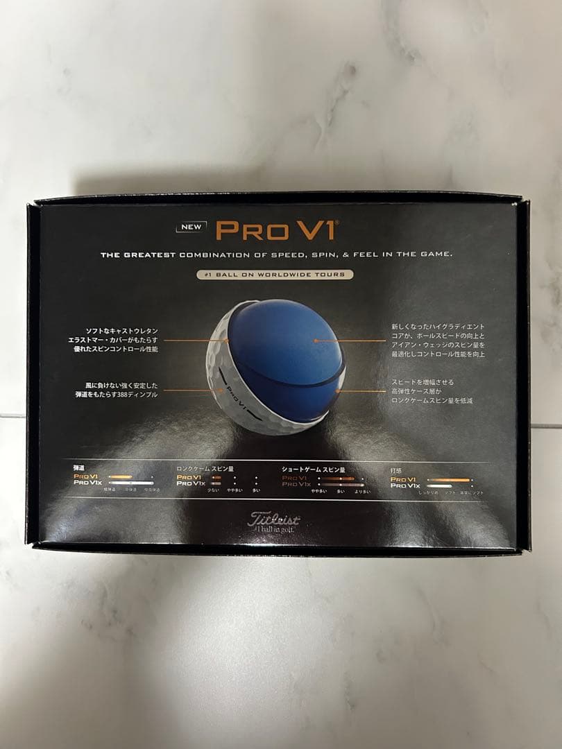 タイトリストプロV1 PROV1 ゴルフボール25年ローナンバー 2ダース24個